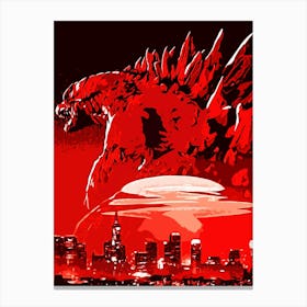 Godzilla 19 Canvas Print