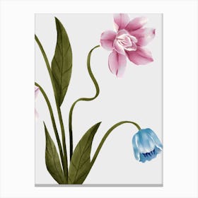 Watercolor Flowers 35 Canvas Print