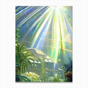 Muttart Conservatory, Canada Classic Painting Canvas Print
