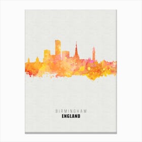 Birmingham England City watercolor Canvas Print