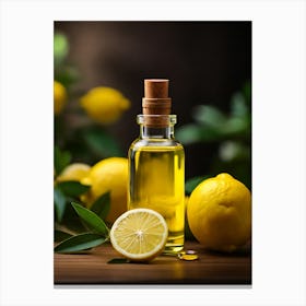 Oil And Lemons Canvas Print