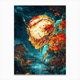 Brain In The Forest Canvas Print