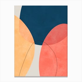 Colorful expressive forms 11 Canvas Print