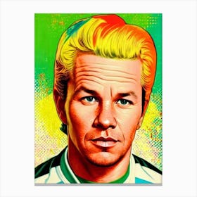 Mark Wahlberg Colourful Pop Movies Art Movies Canvas Print