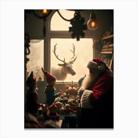 Santa'S Workshop 3 Canvas Print