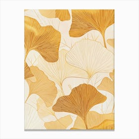 Ginko Leaves 3 Canvas Print