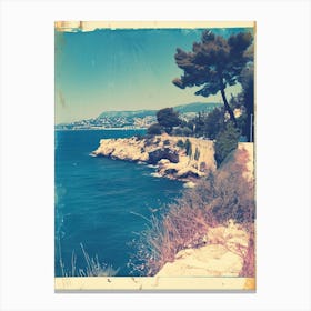 South Of France Polaroid Inspired 2 Canvas Print