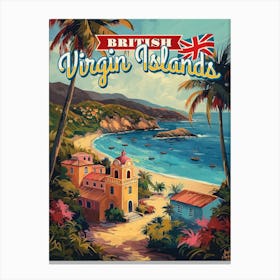 British Virgin Islands Poster Canvas Print