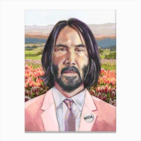Keanu Reeves Canvas Print