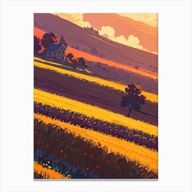 Landscape Painting 33 Canvas Print