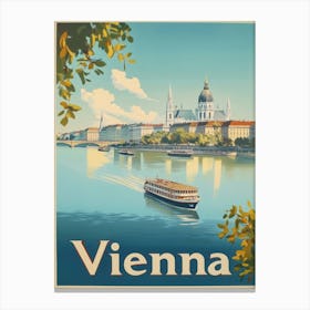 Aihrgdesign A Mid Century Modern Travel Poster For Vienna Sho D3a78868 F4b0 4b57 B6bc D41c3099455d 3 Canvas Print