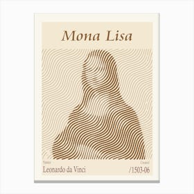 Mona Lisa – Leonardo Da Vinci (1503 06) Canvas Print