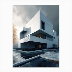 Modern Architecture Minimalist 17 Canvas Print