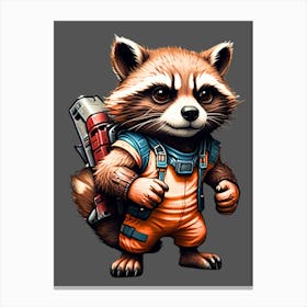 Rocket Raccoon Canvas Print