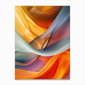 Abstract curves Canvas Print