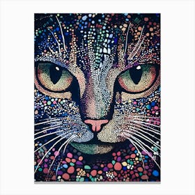 Cat Painting 7 Canvas Print