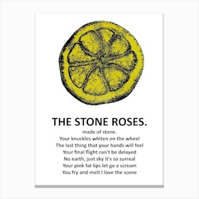Stone Roses 1 Canvas Print
