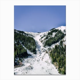 Snowy Mountain Canvas Print