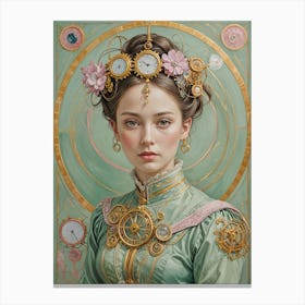 Lady Clockwork no2 Canvas Print