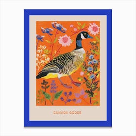 Spring Birds Poster Canada Goose 1 Canvas Print