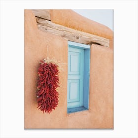 Chiles On Santa Fe Home Canvas Print