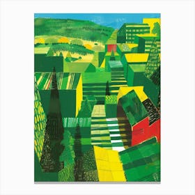 'The Green Valley' Canvas Print