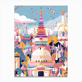 Swayambhunath Stupa Kathmandu Canvas Print