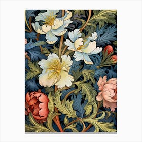 Floral Wallpaper By William Morris 1 Canvas Print