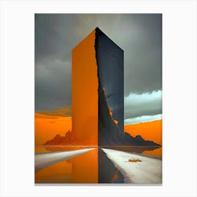 Abstract Of A Building Canvas Print