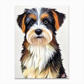 Lhasa Apso 2 Watercolour dog Canvas Print