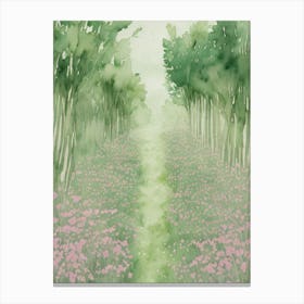 Path In The Woods 3 Canvas Print