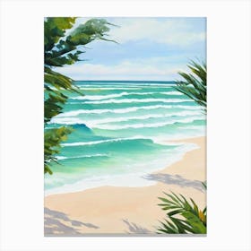 Cable Beach, Australia Contemporary Illustration 1  Canvas Print