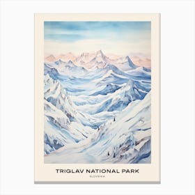 Triglav National Park Slovenia 4 Poster Canvas Print