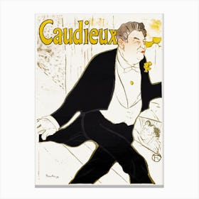 Caudious (1893), Henri de Toulouse-Lautrec Canvas Print