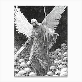 Angel Of Death 2 Canvas Print