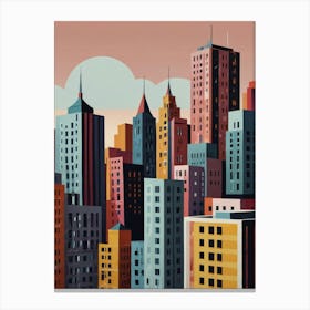 City Skyline Canvas Print