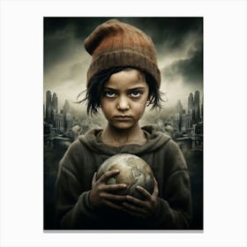 Protector Of Earth Canvas Print