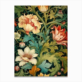 Floral Wallpaper 150 Canvas Print