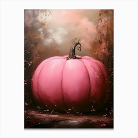 Pink Pumpkin 3 Canvas Print