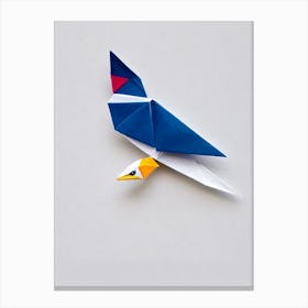 Bald Eagle Origami Bird Canvas Print