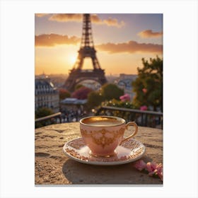 Paris Eiffel Tower Canvas Print