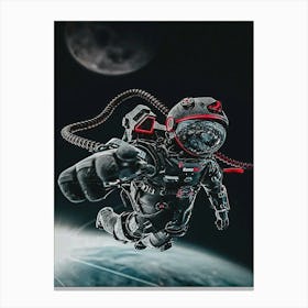 Astronaut In Space 7 Canvas Print