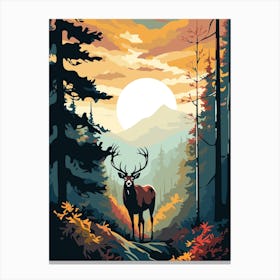 Deer3 34 Canvas Print