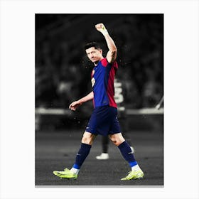 Robert Lewandowski 3 Canvas Print