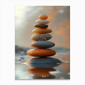 Zen Stones 1 Canvas Print