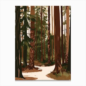 Yosemite Forest Canvas Print