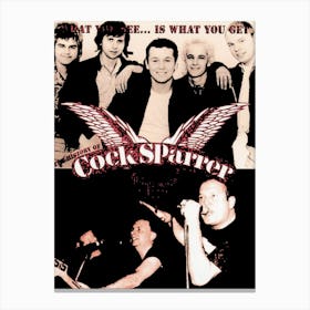 cock sparrer band music 1 Canvas Print