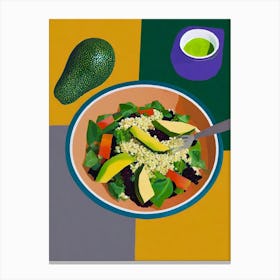 Avocado Salad Canvas Print