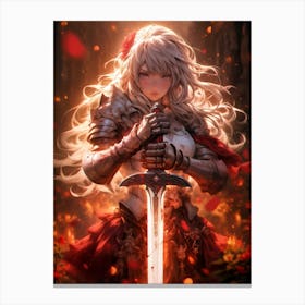 Sword Maiden Goblin Slayer 1 Canvas Print