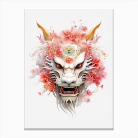 Dragon Mask Illustration 1 Canvas Print